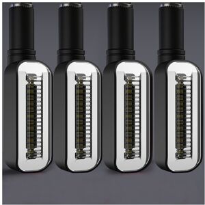 Maxpower (4pcs white) 2PCS LED Turn Signal Light Motorcycle Stop Signals DRL Flowing Wate Maxpower (4pcs white) 2PCS LED Turn Signal Light Motorcycle Stop Signals DRL Flowing Wate
