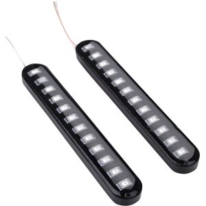 Maxpower (WHITE) 2PCS Turn Signals Led Strip Motorcycle Flowing Water Tail Brake Lights Maxpower (WHITE) 2PCS Turn Signals Led Strip Motorcycle Flowing Water Tail Brake Lights