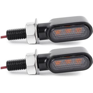 Maxpower (black) 2X Chrome Mini Motorcycle Flasher LED Turn Signal Light Led Lights for Maxpower (black) 2X Chrome Mini Motorcycle Flasher LED Turn Signal Light Led Lights for