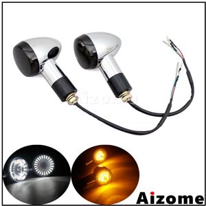Maxpower (1 Pair Front) Motorcycle 3 in 1 Front Rear Turn Signals For Honda Suzuki Yamaha Maxpower (1 Pair Front) Motorcycle 3 in 1 Front Rear Turn Signals For Honda Suzuki Yamaha