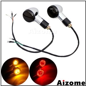 Maxpower (1 Pair Rear) Motorcycle 3 in 1 Front Rear Turn Signals For Honda Suzuki Yamaha Maxpower (1 Pair Rear) Motorcycle 3 in 1 Front Rear Turn Signals For Honda Suzuki Yamaha