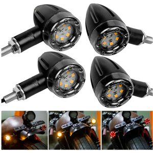 Maxpower (Red) 4Pcs Motorcycle Bullet LED Brake Running Turn Signal Tail Light For Harley Maxpower (Red) 4Pcs Motorcycle Bullet LED Brake Running Turn Signal Tail Light For Harley