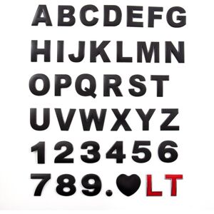 Maxpower (2.4cm, Black) 3D Metal DIY Letters Numbers Alphabet Logo Car Emblem Badge Stick Maxpower (2.4cm, Black) 3D Metal DIY Letters Numbers Alphabet Logo Car Emblem Badge Stick