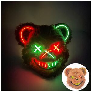 Maxpower (10) Light Up Scary Mask Halloween LED Luminous Horror Killer Bunny Mask Party Maxpower (10) Light Up Scary Mask Halloween LED Luminous Horror Killer Bunny Mask Party
