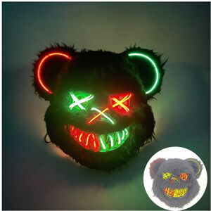Maxpower (17) Light Up Scary Mask Halloween LED Luminous Horror Killer Bunny Mask Party Maxpower (17) Light Up Scary Mask Halloween LED Luminous Horror Killer Bunny Mask Party