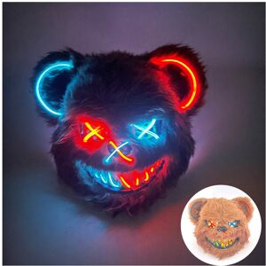 Maxpower (9) Light Up Scary Mask Halloween LED Luminous Horror Killer Bunny Mask Party Maxpower (9) Light Up Scary Mask Halloween LED Luminous Horror Killer Bunny Mask Party