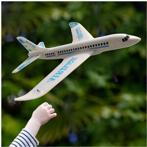 Maxpower (Blue) Hand Launch Foam Airplane Flying Toy Glider Fun for Outdoor Garden Maxpower (Blue) Hand Launch Foam Airplane Flying Toy Glider Fun for Outdoor Garden