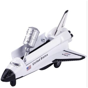 Maxpower (White) 1:100 High simulation alloy pull back aircraft,metal Shuttle model,music Maxpower (White) 1:100 High simulation alloy pull back aircraft,metal Shuttle model,music