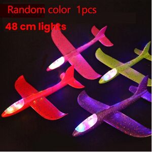 Maxpower (1 pcs) Large Epp Foam Hand Throwing Aircraft Colorful Flashing Light Foam Gyrat Maxpower (1 pcs) Large Epp Foam Hand Throwing Aircraft Colorful Flashing Light Foam Gyrat