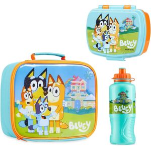 Bluey Lunch Box 3 Piece Set with Insulated Lunch Bag Snack Box BPA Free 430ml Wa Bluey Lunch Box 3 Piece Set with Insulated Lunch Bag Snack Box BPA Free 430ml Wa