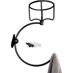 Unbranded (Black) Hand Towel Holder - Hand Towel Hook with Vintage Candle Holder - Wall Mo Unbranded (Black) Hand Towel Holder - Hand Towel Hook with Vintage Candle Holder - Wall Mo