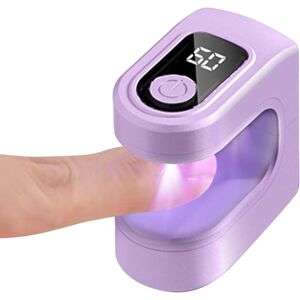 Unbranded (Purple) Portable Gel Nail UV Light,USB Rechargeable Fingernail Lamp Portable Unbranded (Purple) Portable Gel Nail UV Light,USB Rechargeable Fingernail Lamp Portable