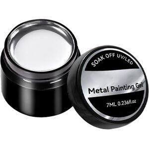 Unbranded Metal Gel Nail Polish,7ml Silver Nail Polish - Manicure Accessories Nail Polish, Unbranded Metal Gel Nail Polish,7ml Silver Nail Polish - Manicure Accessories Nail Polish,