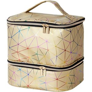 Unbranded (Gold) Nail Kit Organizer, Nail Polish Carrying Case, Storage Case, Bag for Larg Unbranded (Gold) Nail Kit Organizer, Nail Polish Carrying Case, Storage Case, Bag for Larg