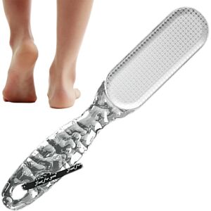 Unbranded (Transparent Gray) Foot File,2-in-1 Foot Scraper & Callus Remover - Professional Unbranded (Transparent Gray) Foot File,2-in-1 Foot Scraper & Callus Remover - Professional
