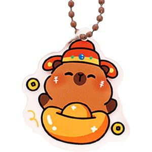 Unbranded (Lucky) Capybara Bag Charm,Animals Dolls Pendant - Cute Keychain, Backpack Decor Unbranded (Lucky) Capybara Bag Charm,Animals Dolls Pendant - Cute Keychain, Backpack Decor