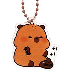 Unbranded (Merit) Capybara Bag Charm,Animals Dolls Pendant - Cute Keychain, Backpack Decor Unbranded (Merit) Capybara Bag Charm,Animals Dolls Pendant - Cute Keychain, Backpack Decor