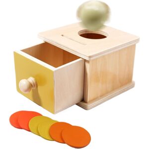Unbranded (Single Drawer) Coin Box Toddler Toy - Fine Motor Skills Developmental Game,Shap Unbranded (Single Drawer) Coin Box Toddler Toy - Fine Motor Skills Developmental Game,Shap