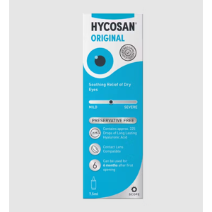 Hycosan Original Preservative Free Eye Drops - 7.5ml Hycosan Original Preservative Free Eye Drops - 7.5ml