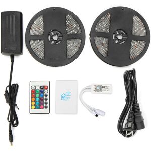 GreenZech (AU Plug) 2PCS 5M 5050 SMD RGB Waterproof LED Strip Lights + Wifi Alexa Amazon C GreenZech (AU Plug) 2PCS 5M 5050 SMD RGB Waterproof LED Strip Lights + Wifi Alexa Amazon C