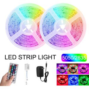 GreenZech (SMD5050, US Plug) 2PCS 5M RGB LED Strip Light SMD5050/2835 DC12V Non-waterproof GreenZech (SMD5050, US Plug) 2PCS 5M RGB LED Strip Light SMD5050/2835 DC12V Non-waterproof