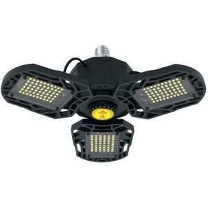 GreenZech (Black, 3 Leafs) 40/60/80W Deformable E26/E27 Ultra-bright LED Garage Ceiling Li GreenZech (Black, 3 Leafs) 40/60/80W Deformable E26/E27 Ultra-bright LED Garage Ceiling Li