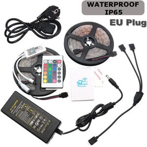 GreenZech (EU Plug) 2*5M IP65 SMD2835 Flexible RGB LED Strip Light Smart WIFI Controller A GreenZech (EU Plug) 2*5M IP65 SMD2835 Flexible RGB LED Strip Light Smart WIFI Controller A