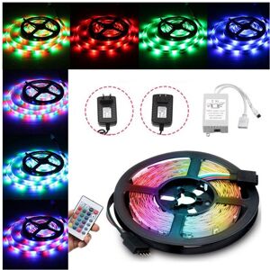 GreenZech (EU Plug) DC12V 24W 2A 5M Waterproof SMD3528 RGB LED Strip Lights US EU Power Ad GreenZech (EU Plug) DC12V 24W 2A 5M Waterproof SMD3528 RGB LED Strip Lights US EU Power Ad