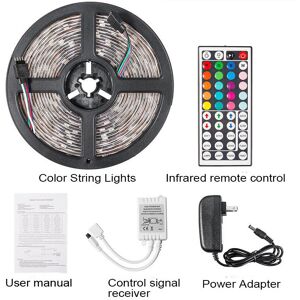 GreenZech (44keys IR remote) DC12V 5M 2835 SMD RGB Non-waterproof LED Strip Light + 24Keys GreenZech (44keys IR remote) DC12V 5M 2835 SMD RGB Non-waterproof LED Strip Light + 24Keys