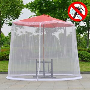 GreenZech (White) 9ft Garden Outdoor Patio Umbrella Table Screen Cover Net Mosquito Insect GreenZech (White) 9ft Garden Outdoor Patio Umbrella Table Screen Cover Net Mosquito Insect