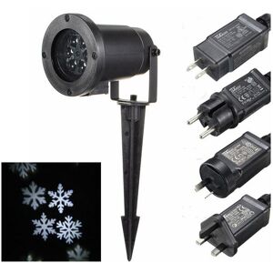 GreenZech (EU Plug) Waterproof Moving White Snowflake Projector Stage Light Christmas Outd GreenZech (EU Plug) Waterproof Moving White Snowflake Projector Stage Light Christmas Outd
