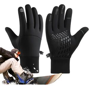 Unbranded (L, Black) Cold Weather Gloves,Winter Waterproof Cycling Gloves - Thermal Waterp Unbranded (L, Black) Cold Weather Gloves,Winter Waterproof Cycling Gloves - Thermal Waterp