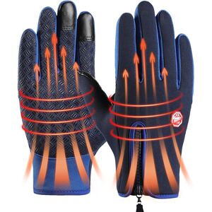 Unbranded (L, Dark Blue) Snowboarding Gloves, Windproof Waterproof Touch Screen Gloves, Zi Unbranded (L, Dark Blue) Snowboarding Gloves, Windproof Waterproof Touch Screen Gloves, Zi