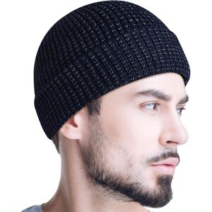 Unbranded (L, Navy Blue) Reflective Beanie - Winter Warm Reflective Running Beanie,Winter Unbranded (L, Navy Blue) Reflective Beanie - Winter Warm Reflective Running Beanie,Winter