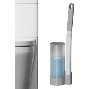 Unbranded (Ocean flavor, Grey) Toilet Wand Kit - Refillable Toilet Bowl Scrub Brush Set,Qu Unbranded (Ocean flavor, Grey) Toilet Wand Kit - Refillable Toilet Bowl Scrub Brush Set,Qu