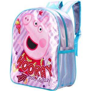 Peppa Pig Kids Premium Backpack Rucksack Bag with side mesh pocket Peppa Pig Kids Premium Backpack Rucksack Bag with side mesh pocket