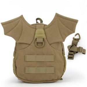 GreenZech (Light Brown, S) Tactical Bag Mini Protective Camping Backpack S/M Demon GreenZech (Light Brown, S) Tactical Bag Mini Protective Camping Backpack S/M Demon