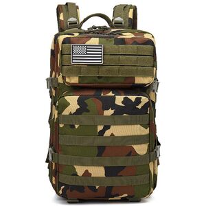 GreenZech (Jungle camouflage) 45L 900D Waterproof Tactical Camouflage Backpack Outdoor Tra GreenZech (Jungle camouflage) 45L 900D Waterproof Tactical Camouflage Backpack Outdoor Tra
