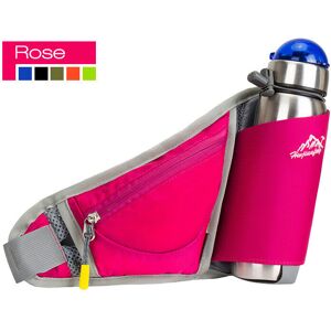 GreenZech (Rose) Multifunction Bottle Carrier Portable Outdoor Waist Bag Sports Pack Bag S GreenZech (Rose) Multifunction Bottle Carrier Portable Outdoor Waist Bag Sports Pack Bag S