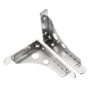 GreenZech (6 Inch) 2Pcs Stainless Steel Wall Shelf Brackets Triangle Mount L Household Fix GreenZech (6 Inch) 2Pcs Stainless Steel Wall Shelf Brackets Triangle Mount L Household Fix