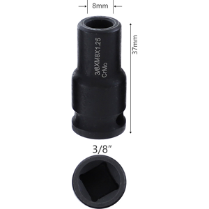 GreenZech (8m) Socket Adapter 6mm/8mm/10mm Socket Holder 3/8 Inch Square Driver Bolt Drive GreenZech (8m) Socket Adapter 6mm/8mm/10mm Socket Holder 3/8 Inch Square Driver Bolt Drive
