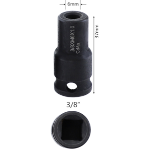 GreenZech (6m) Socket Adapter 6mm/8mm/10mm Socket Holder 3/8 Inch Square Driver Bolt Drive GreenZech (6m) Socket Adapter 6mm/8mm/10mm Socket Holder 3/8 Inch Square Driver Bolt Drive