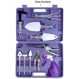 GreenZech (Purple, 5pcs) Gardening Planting Tool Set Flower Succulent Spatula Flower Loose GreenZech (Purple, 5pcs) Gardening Planting Tool Set Flower Succulent Spatula Flower Loose