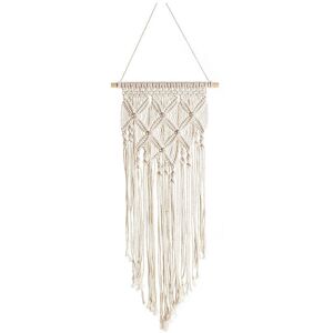 GreenZech Woven Modern Bohemian Wall Art Macrame Wall Hanging Cotton Tapestry Home Decor GreenZech Woven Modern Bohemian Wall Art Macrame Wall Hanging Cotton Tapestry Home Decor