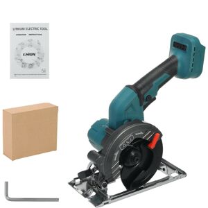 GreenZech (One Battery, UK Plug) 21V 3000W 5In Cordless Electric Circular Saw Curved Cutti GreenZech (One Battery, UK Plug) 21V 3000W 5In Cordless Electric Circular Saw Curved Cutti