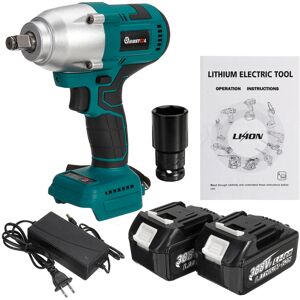 GreenZech (One Battery EU Plug) 1600N.M 6200rpm Brushless Electric Impact Wrench 1/2inch S GreenZech (One Battery EU Plug) 1600N.M 6200rpm Brushless Electric Impact Wrench 1/2inch S