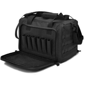 GreenZech (Black, 38*30*25cm) Tactical Range Bag Molle System 600D Waterproof Gun Shooting GreenZech (Black, 38*30*25cm) Tactical Range Bag Molle System 600D Waterproof Gun Shooting