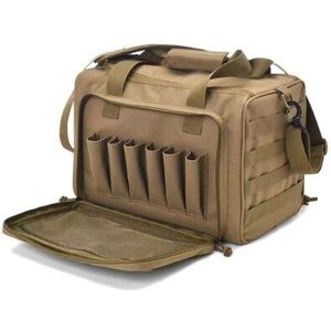 GreenZech (Khaki, 38*30*25cm) Tactical Range Bag Molle System 600D Waterproof Gun Shooting GreenZech (Khaki, 38*30*25cm) Tactical Range Bag Molle System 600D Waterproof Gun Shooting