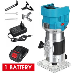 GreenZech (One Battery) 30000rpm 1000W Cordless Brushless Electric Trimmer 6 Speeds Wood T GreenZech (One Battery) 30000rpm 1000W Cordless Brushless Electric Trimmer 6 Speeds Wood T