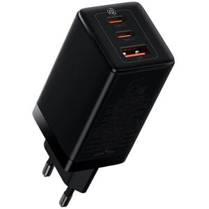 GreenZech 65W EU Charger with 2 USB-C & 1 USB Port, Fast Charging, Triple Port, Compact, C GreenZech 65W EU Charger with 2 USB-C & 1 USB Port, Fast Charging, Triple Port, Compact, C